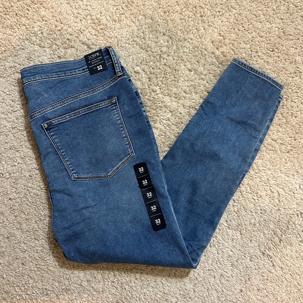 NWT J. Crew High Rise Skinny Jeans